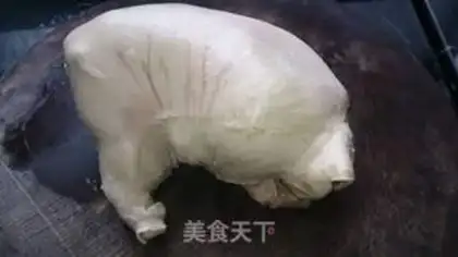 Make Pig belly chicken step 4