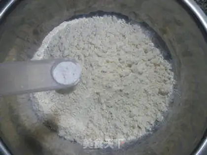 Make Pretzel sesame pancakes step 1