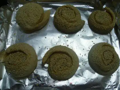 Make Pretzel sesame pancakes step 12