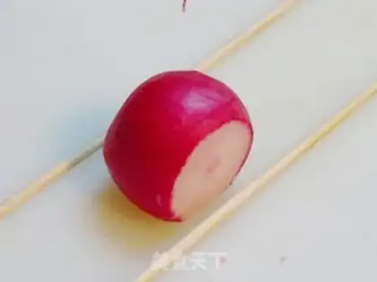 Make Sweet coral radish step 1