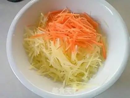 Make A carrot with potatoes step 8