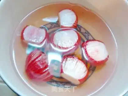 Make Sweet coral radish step 3