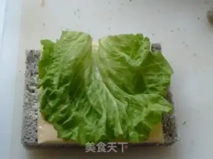 Make Vegetable meat sandwich step 5