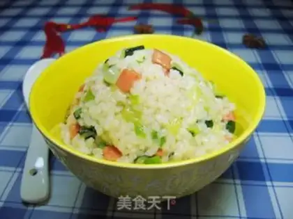 Make Cucumber ham and rice step 3