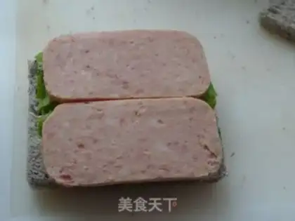 Make Vegetable meat sandwich step 6