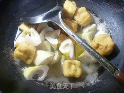 Make Tofu-burning thunder step 4