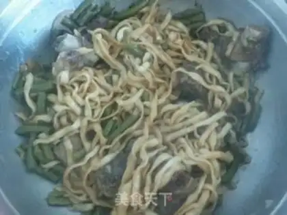 Make Bone bean noodle step 5