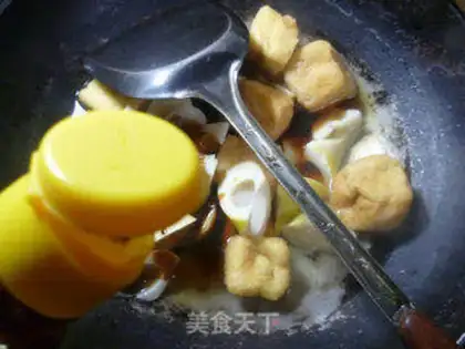 Make Tofu-burning thunder step 5