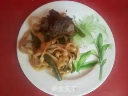 Make Bone bean noodle step 6