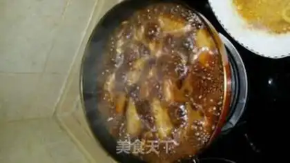 Make Coke chicken wings step 6