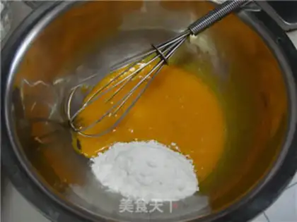 Make Black sesame ricin cake step 2