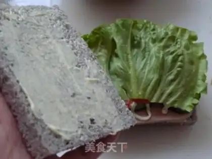 Make Vegetable meat sandwich step 10
