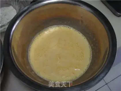 Make Black sesame ricin cake step 5