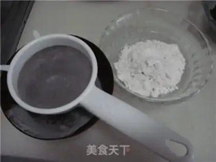 Make Black sesame ricin cake step 6