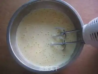 Make Old chicken cake step 4