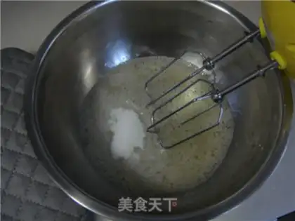 Make Black sesame ricin cake step 11