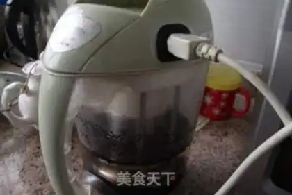 Make Black sesame soy sauce step 3