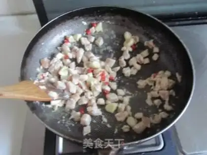 Make Chicken bean ricin step 5