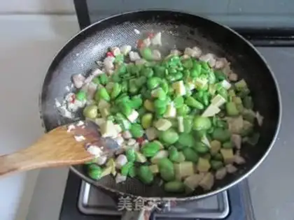 Make Chicken bean ricin step 6