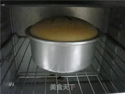 Make Black sesame ricin cake step 19