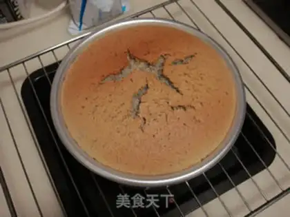 Make Black sesame ricin cake step 20