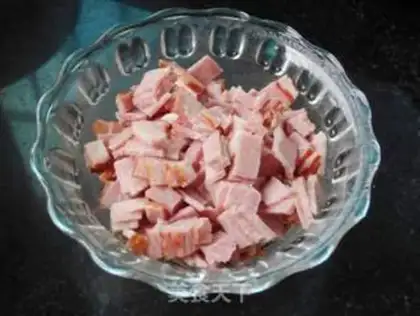Make Spinach bacon pizza step 2