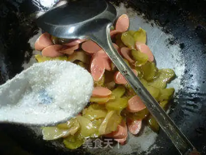 Make Ham and sausage step 6