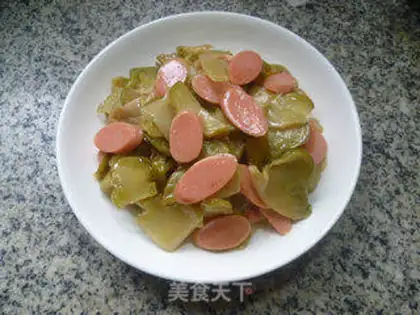Make Ham and sausage step 9