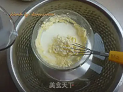 Make Cheese eggcake step 1