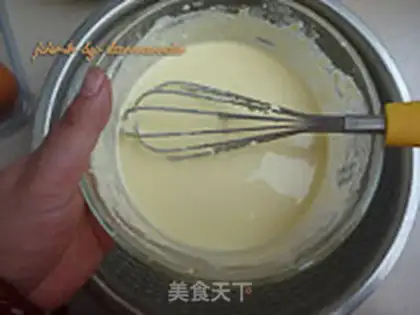 Make Cheese eggcake step 2