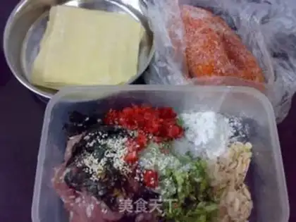 Make Seafood meat step 0