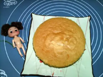 Make A flower cake step 0