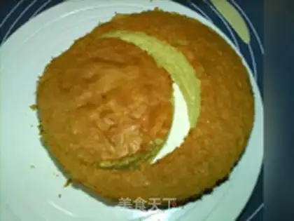 Make A flower cake step 1
