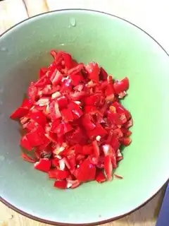 Make Frozen fish and grass step 2