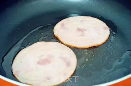 Make Ham toast step 2