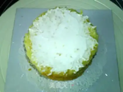 Make A flower cake step 7