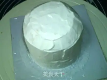Make A flower cake step 9