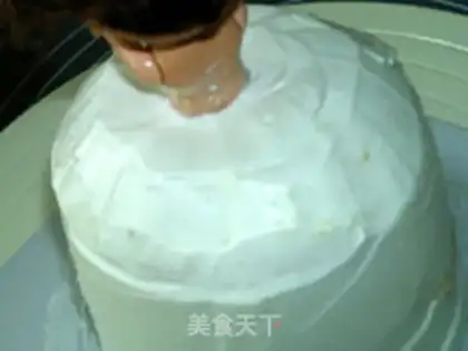 Make A flower cake step 11