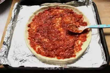 Make Chicken pizza step 9