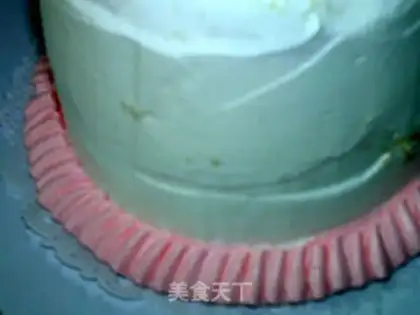 Make A flower cake step 13