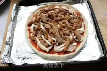 Make Chicken pizza step 11