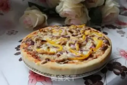 Make Chicken pizza step 13
