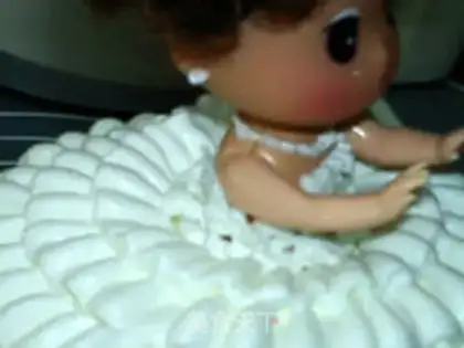 Make A flower cake step 19