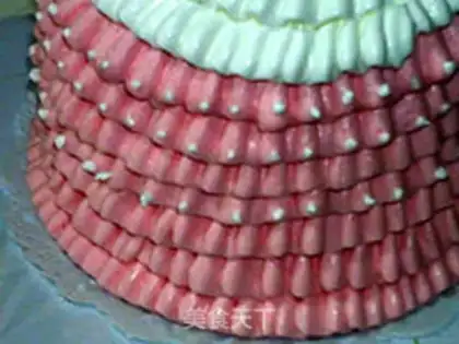 Make A flower cake step 20