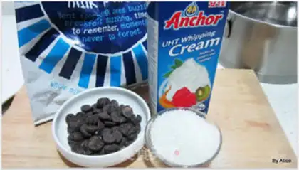 Make Chocolate sauce step 0