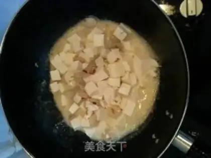Make Shrimp egg sour tofu step 4