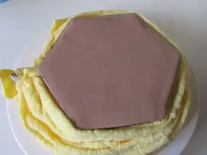 Make The rose mochamus cake step 15