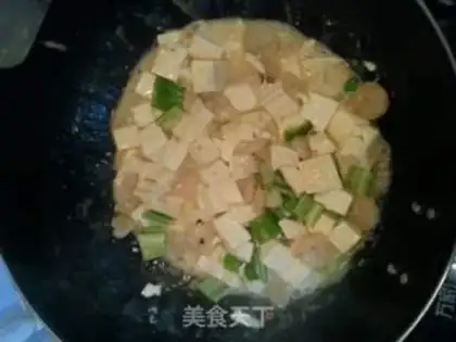 Make Shrimp egg sour tofu step 5