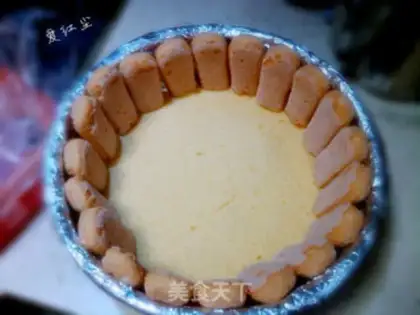 Make Strawberry cheese mousse cake step 5