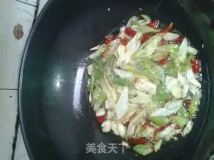Make Xinjiang chicken step 3